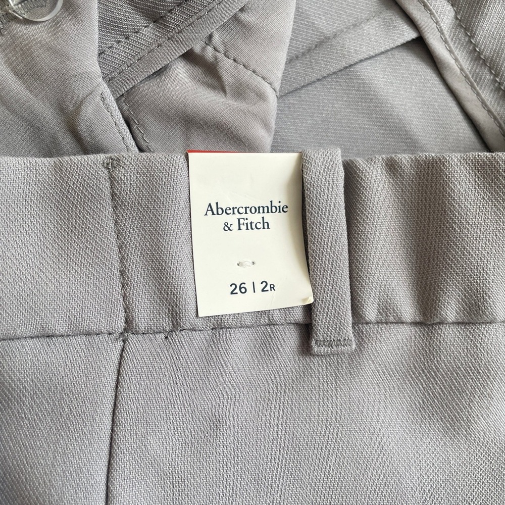 NWT Abercrombie and Fitch A&F Sloane Tailored Wide Leg Pant Size 26 / 2R - Picture 7 of 16